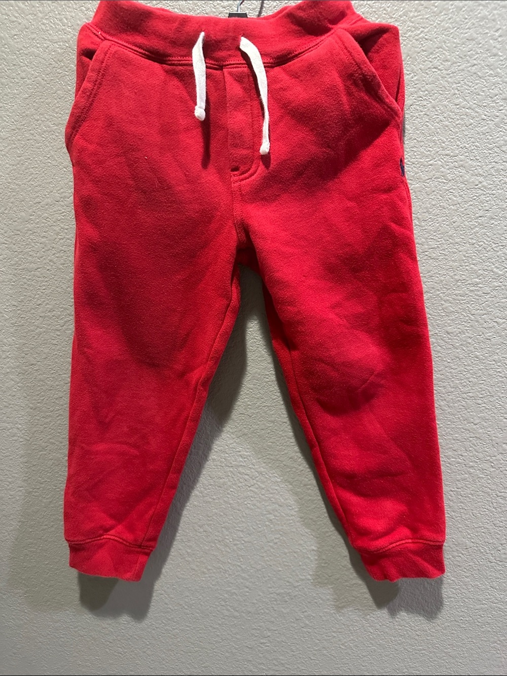 Kids Red Fleece Jogger 🏃 Pants - Polo by Ralph Lauren